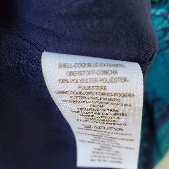 Free People Blue Babydoll Bust Twist Print Dress S - Picture 14 of 15